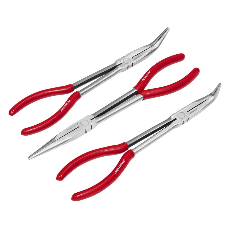 Sealey Needle Nose Pliers Set 3pc 280mm AK8568 Sealey - Dynamic Drive