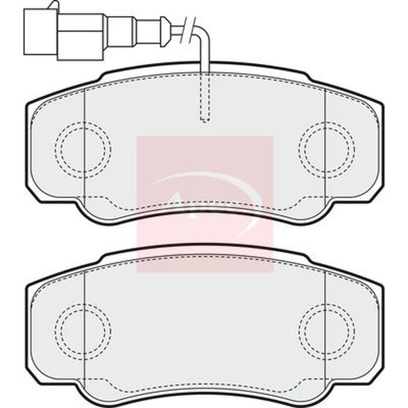 Apec Rear Brake Pad Set fits Nissan Cabstar 2006-2013