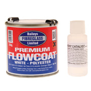 Baileys Fibreglass Flowcoat / Topcoat Brilliant White 250g for Glossy Finish Baileys - Dynamic Drive