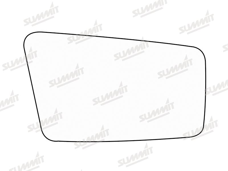 Summit Stick-On Anti Dazzle Mirror Glass fits Maestro, Montego RHS Summit - Bars 4 Cars