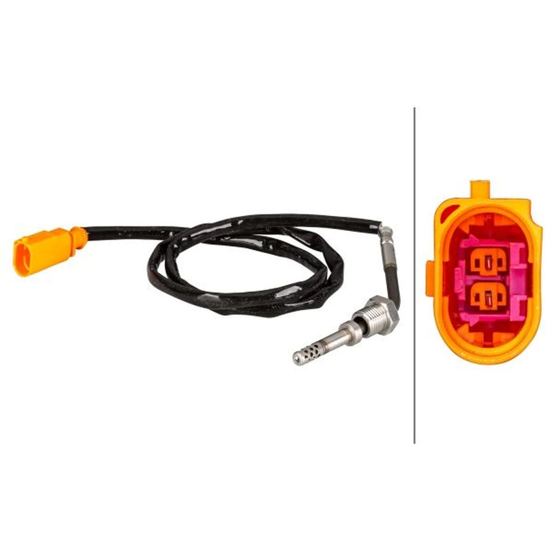 Hella Exhaust Gas Temperature Sensor after soot particulate filter fits Audi A1
