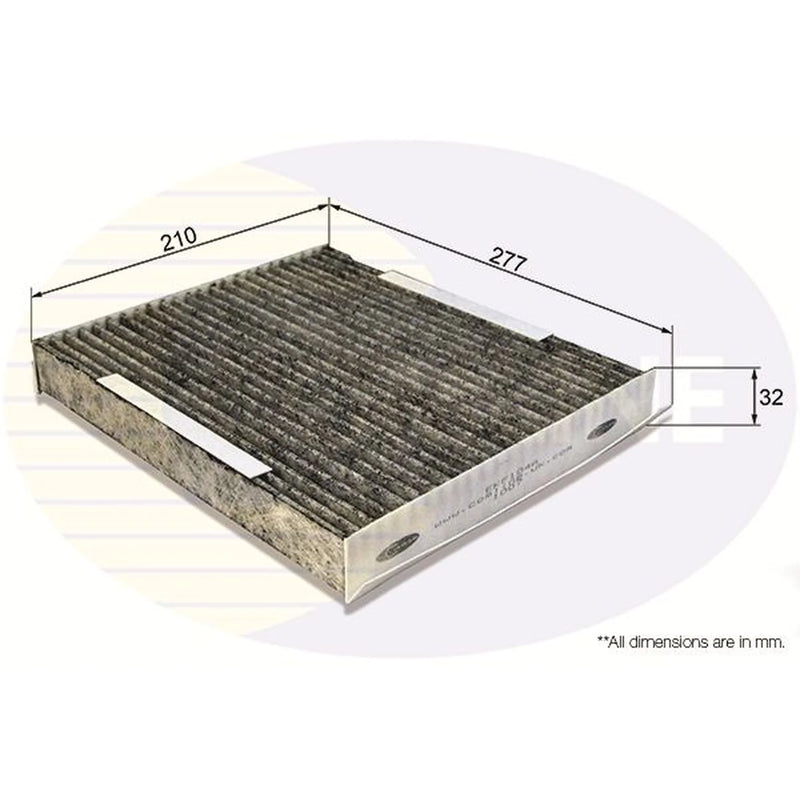 Comline Cabin Air Filter (Pollen Filter) fits Opel Meriva A 2003-2010
