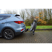 M-Way Towball Mounted Car Rear Tow Bar Cycle Holder 2 Bike Carriers w Electrics Maypole  - Dynamic Drive