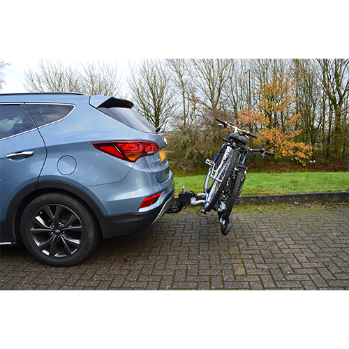 M-Way Towball Mounted Car Rear Tow Bar Cycle Holder 2 Bike Carriers w Electrics Maypole  - Dynamic Drive