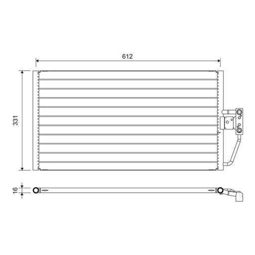 Valeo Air Conditioning Condenser 817561