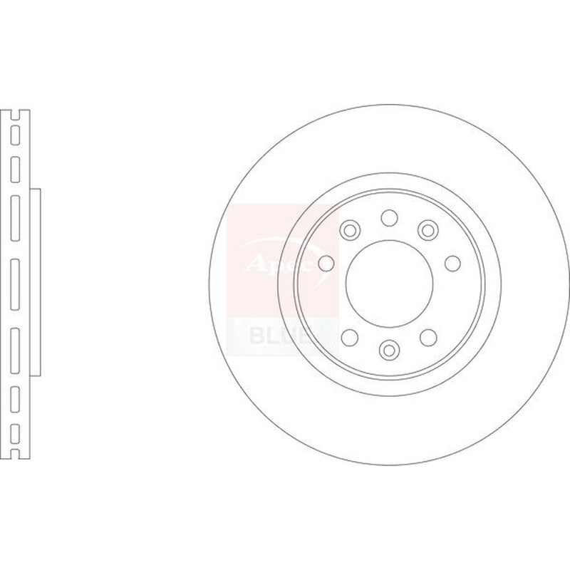 Apec Front & Rear Brake Discs & Pads fits Citroën C4 Spacetourer 2018-2019 1.6