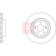 Apec Front Brake Vented Discs & Pads fits Honda Civic XI 2022 on 2.0