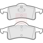 Apec Front & Rear Pads fits Jeep Grand Cherokee 1999-2005 2.7 3.1 4.7
