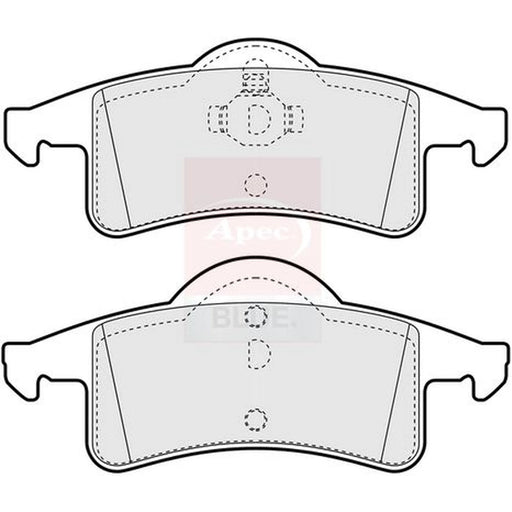 Apec Rear Brake Pad Set PD3531
