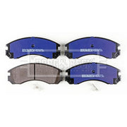 Borg & Beck Front & Rear Brake Discs & Pads fits Mitsubishi Outlander II