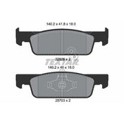 Textar Front Brake Pad Set 2262601