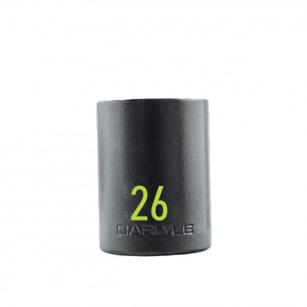 Carlyle Tools 1/2Dr 26mm 6 Point Impact Socket - image 1