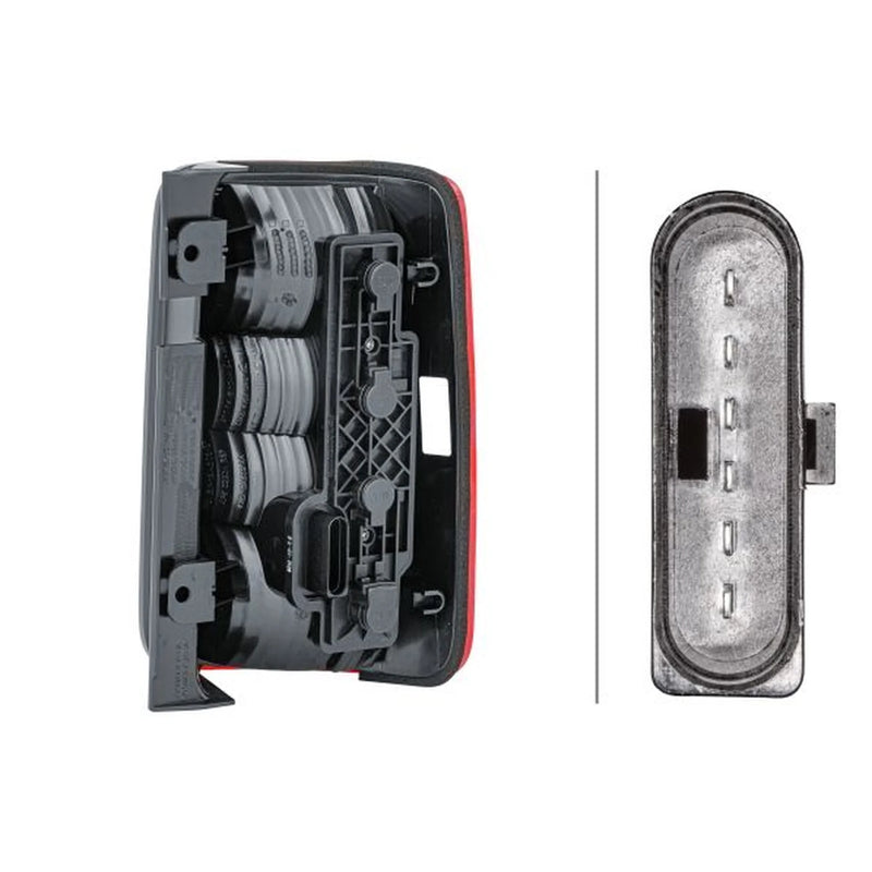 Hella Tail Light / Lamp PY21W Left fits VW Caddy III 2004-2015 1.2 1.6 2.0