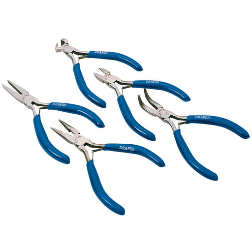 Draper Carbon Steel Mini Plier Set (5 Piece) 33057 Draper - Dynamic Drive