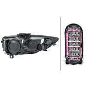Hella Headlight Headlamp H7 Left fits Audi A3 2012-2020 1.2 1.4 1.6 1.8 2.0