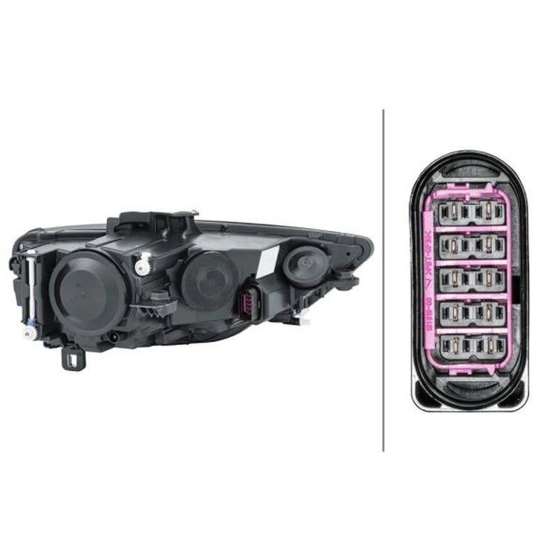 Hella Headlight Headlamp H7 Left fits Audi A3 2012-2020 1.2 1.4 1.6 1.8 2.0