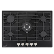 Baridi Gas Hob with 5 Cooking Zones 70cm - Black DH228 Baridi - Dynamic Drive