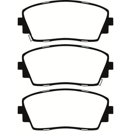 Abtex Front Brake Pad Set PLU2215