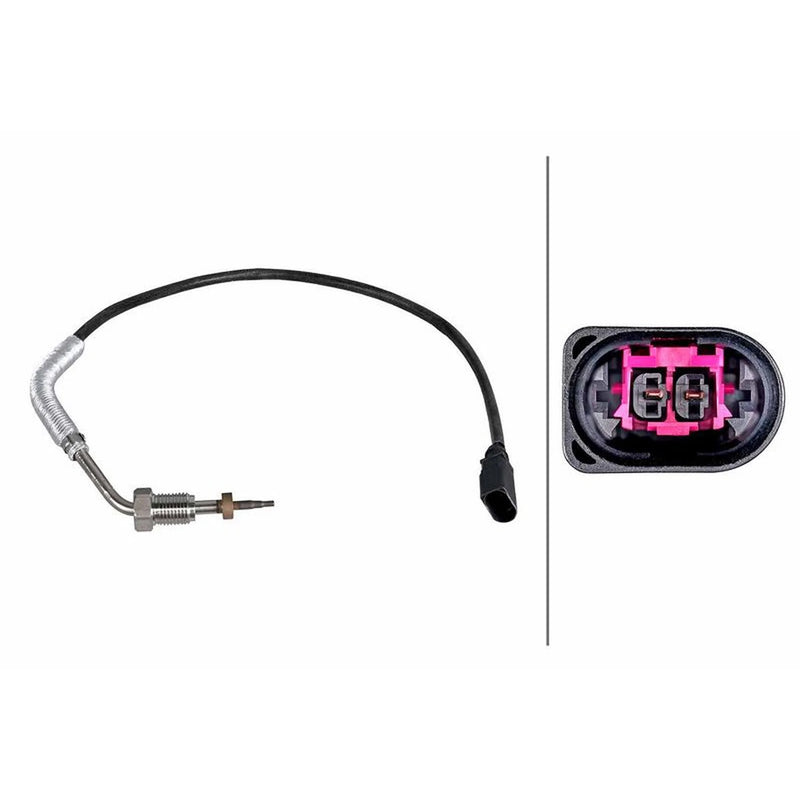 Hella Exhaust Gas Temperature Sensor before exhaust turbocharger fits Audi A1