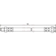 Apec Brake Hydraulic Hose Line outer HOS3346