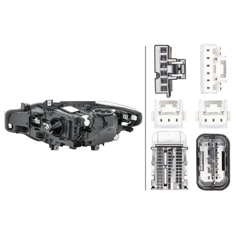 Hella Headlight Headlamp LED Right fits BMW 3 2011-2019