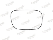 Summit Stick-On Standard Mirror Glass fits Lexus IS200 00 to 05 LHS Summit - Bars 4 Cars