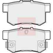 Apec Rear Brake Solid Discs & Pads fits Suzuki SX4 2006-2015 1.5 1.6 1.9 2.0