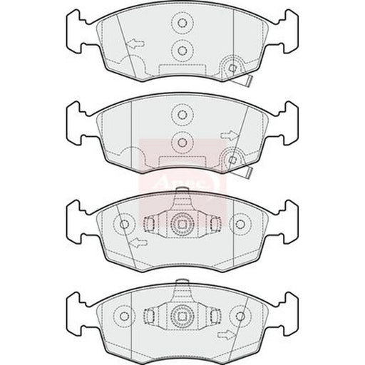 Apec Front Brake Pad Set PAD1933
