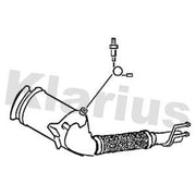 Klarius Catalyst Type Approved With Pipe fits BMW 2 Active Tourer 2013-2021
