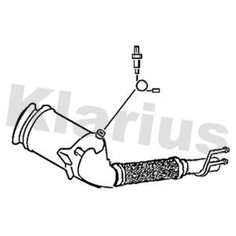 Klarius Catalyst Type Approved With Pipe fits BMW 2 Active Tourer 2013-2021