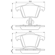 Bosch Front & Rear Pads fits Volvo XC90 I 2002-2014 2.5 3.2