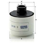 MANN-FILTER Air Compressor Intake Filter