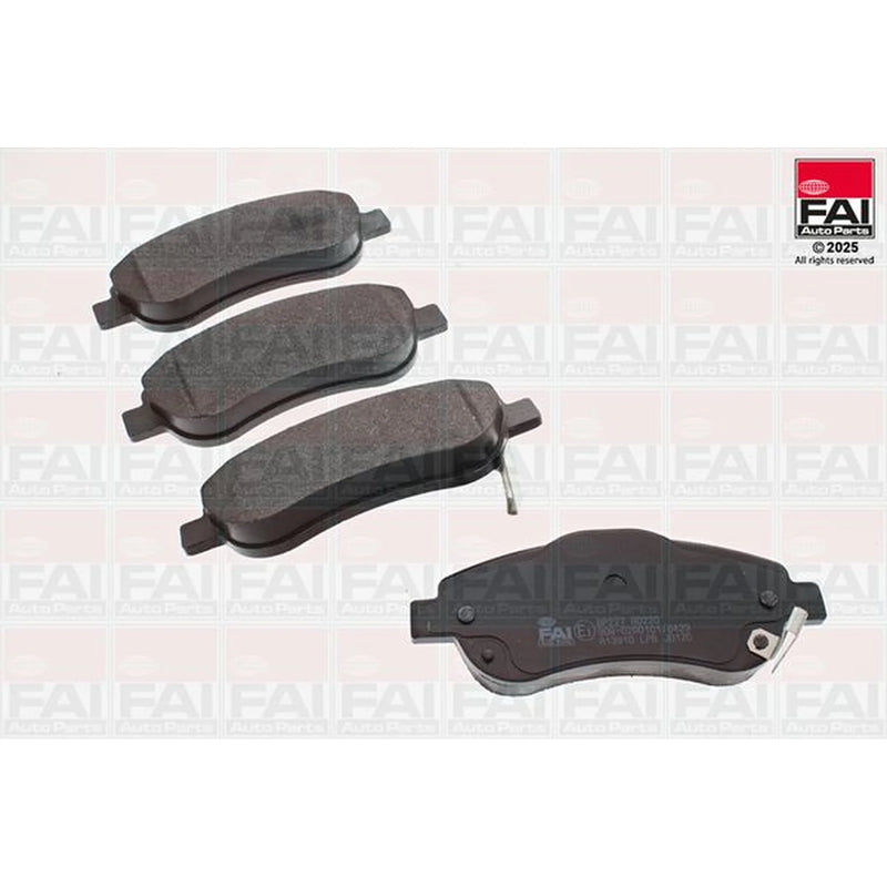FAI Front Brake Pad Set fits Honda Cr-V III 2006-2012 2.0 2.2 2.4
