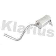 Klarius Box With Tail Pipe Rear fits Renault Megane I Coach 1999-2003 1.4