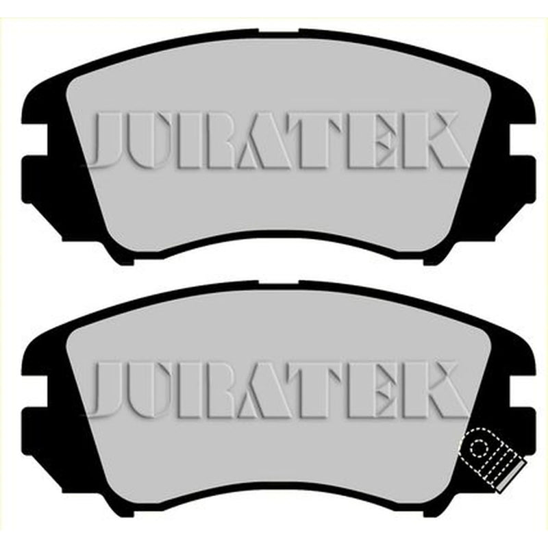 Juratek Front & Rear Brake Discs & Pads fits Hyundai Coupe II 2001-2009