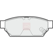 Apec Rear Brake Pad Set PAD894