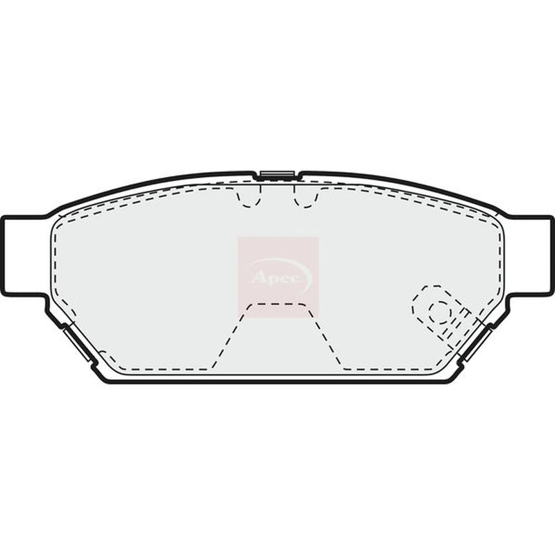Apec Rear Brake Pad Set PAD894