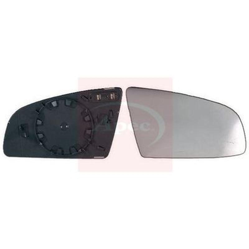 Apec Exterior Wing Mirror Glass Left fits Audi A3 2003-2013