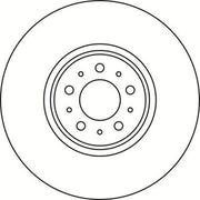 Abtex Front Brake Vented Discs & Pads fits Volvo XC90 I 2002-2014 2.5 3.2