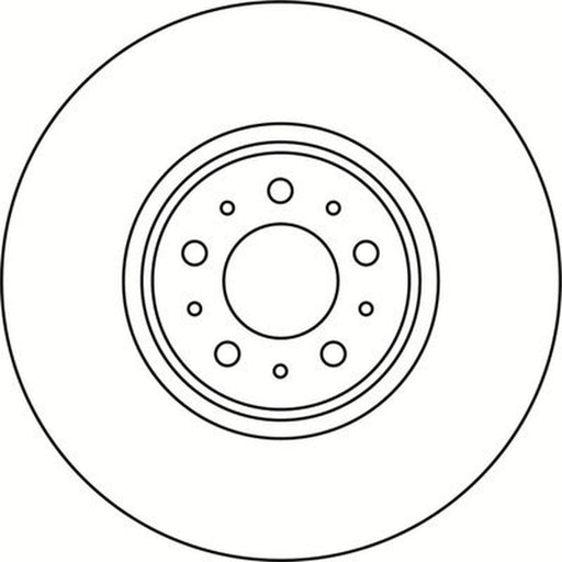 Abtex 2 x Vented Brake Discs fits Volvo XC90 I 2002-2014 2.5 3.2