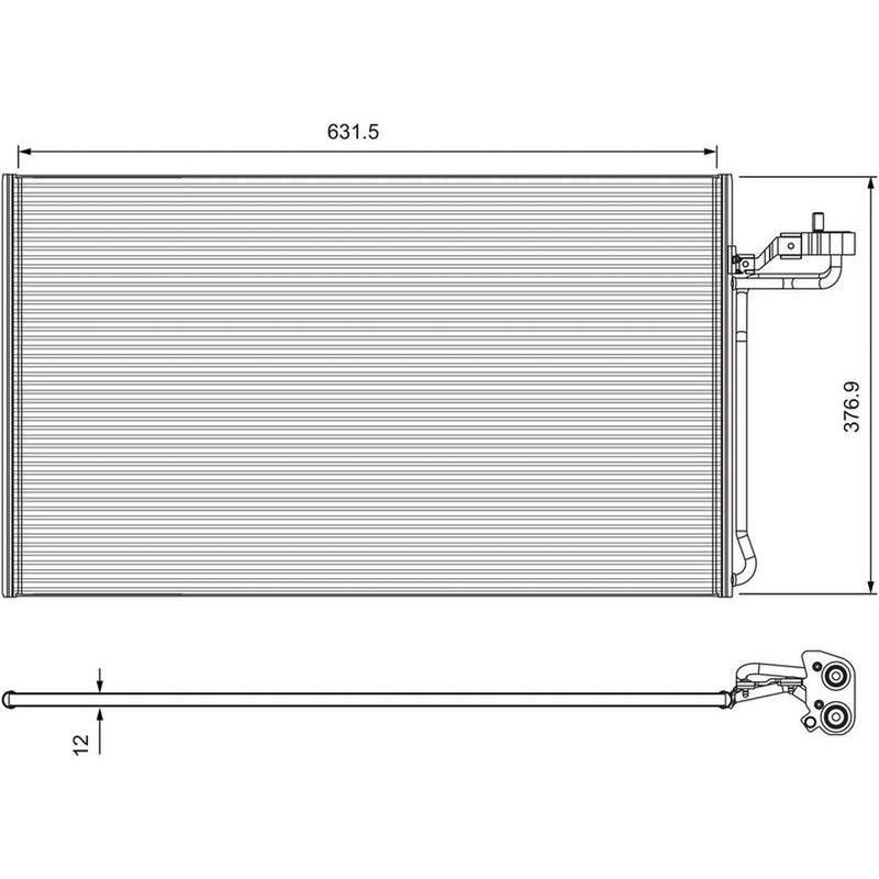 Valeo Air Conditioning Condenser 814325