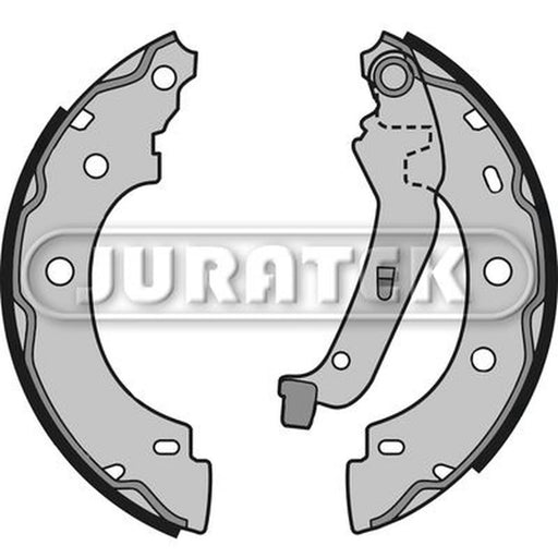 Juratek Brake Shoe Set Axle Kit Rear fits Nissan Kubistar 2003-2009 1.2 1.5 1.6
