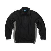 Tough Grit 2-Tone 1/4 Zip Fleece Black / Charcoal XXL Tough Grit - Dynamic Drive
