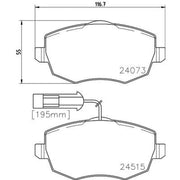 DON Brake Pad Set