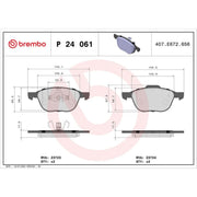 Brembo Front & Rear Brake Discs & Pads fits Ford Focus III 2010-2020 1.6 2.0
