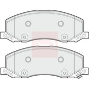 Apec Front Brake Pad Set fits Opel Insignia A 2008-2017 2.0 2.8