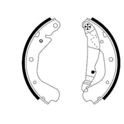 Mintex Brake Shoe Set Axle Kit fits Opel Corsa A 1982-1993