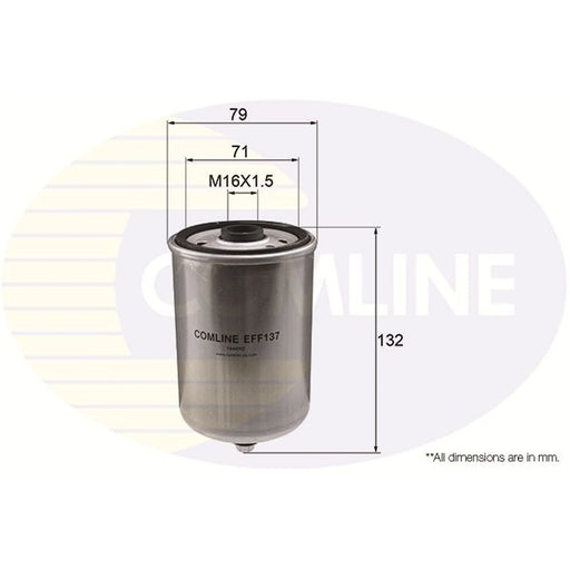 Comline Fuel Filter Element fits Volvo S60 I 2001-2010 2.4