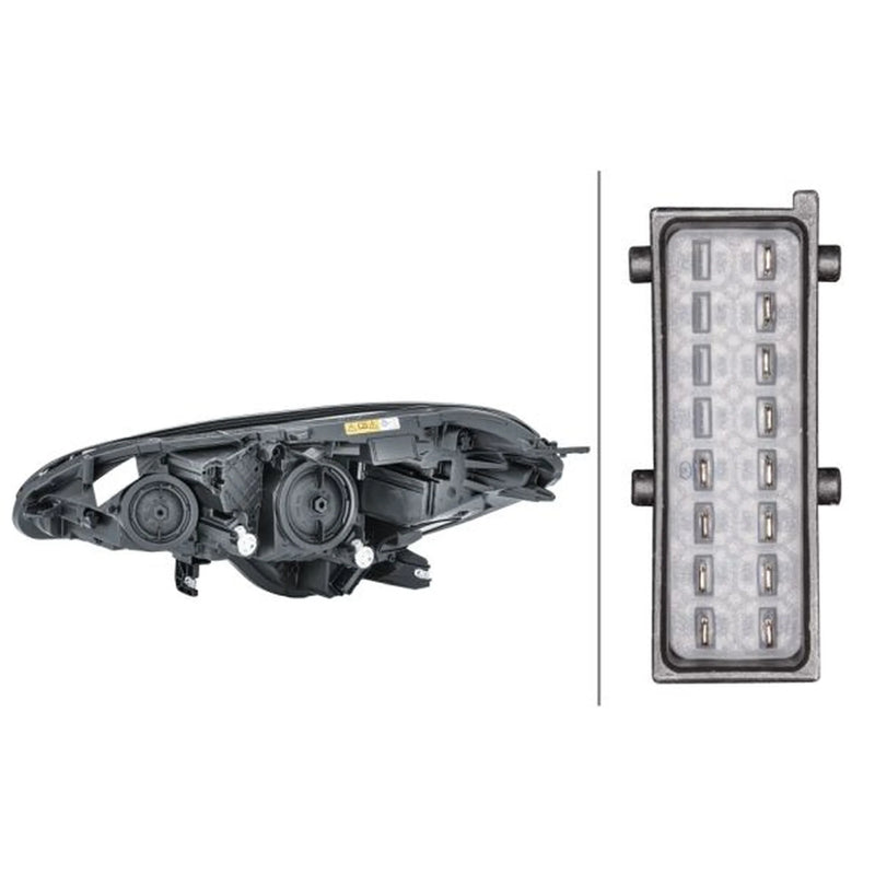 Hella Headlight Headlamp LED Right fits Opel Corsa E 2014-2019