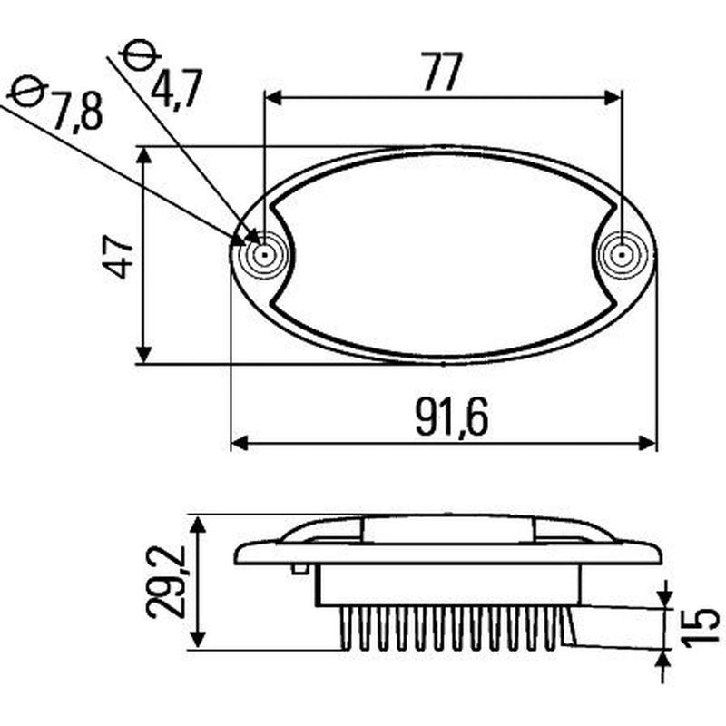 Hella Interiorlamp MD12 2JA Interior 2JA 343 570-011 057 512 92 2JA 343 570-011